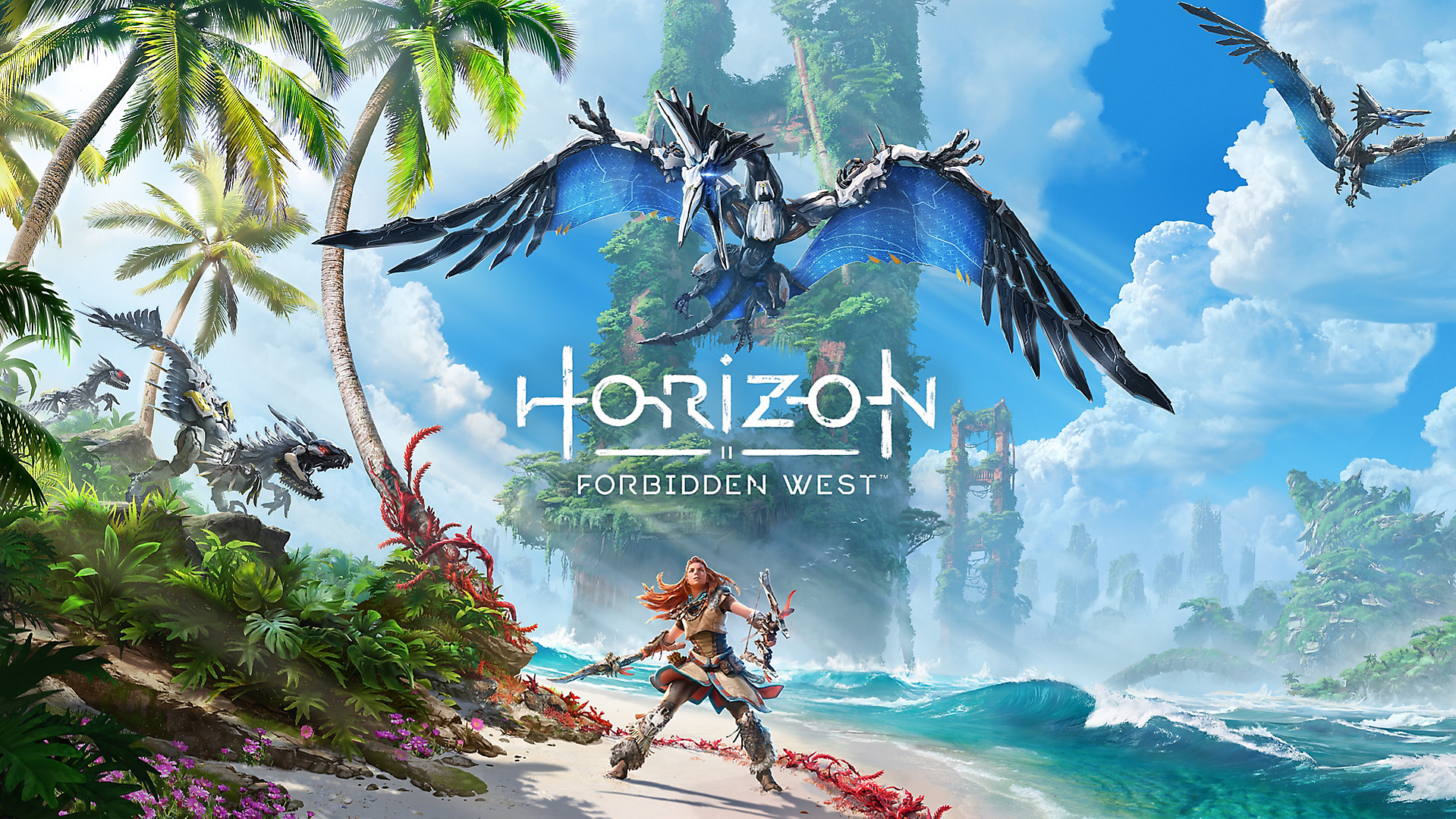 Poster chính thức của đĩa PS5 Horizon Forbidden West