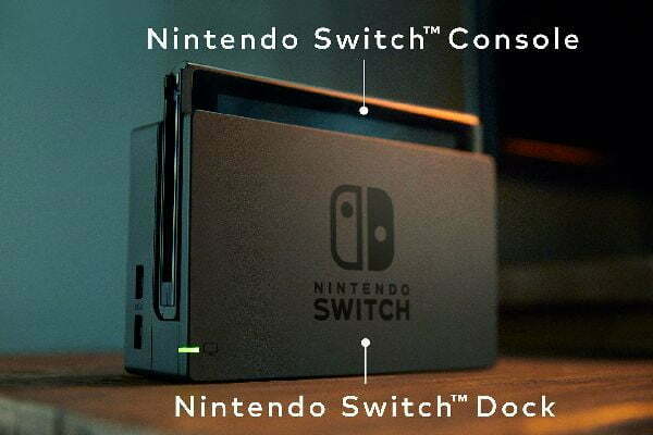 Bộ phận máy Nintendo Switch Console và Nintendo Switch Console