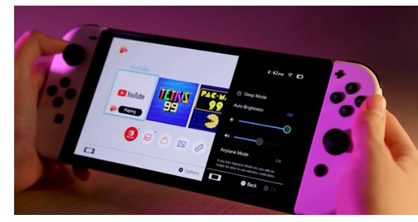 Tùy chỉnh độ sáng và màu sắc hiển thị trên Nintendo Switch OLED trong 30s