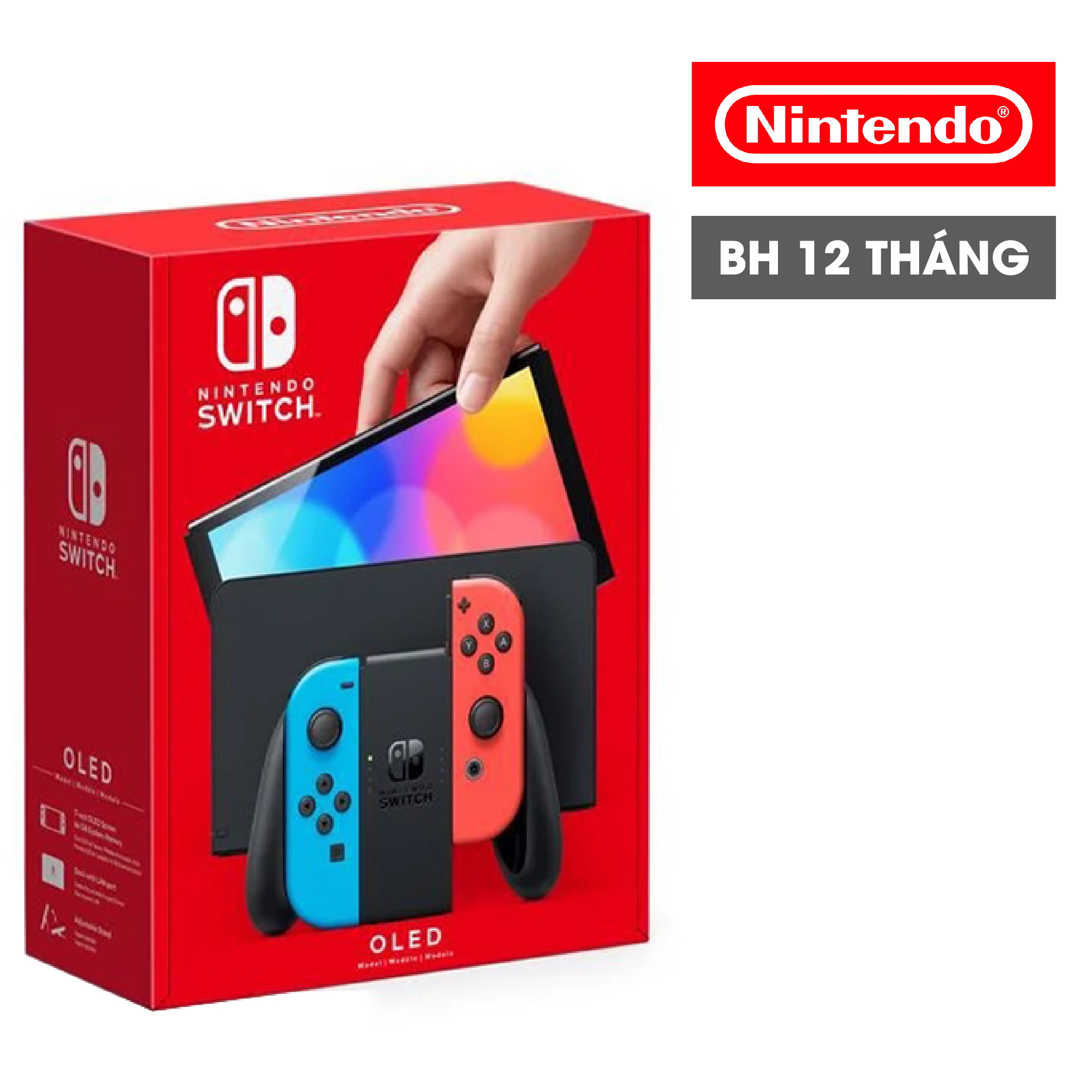 Máy Nintendo Switch OLED Model Neon Red Blue Joy-Con