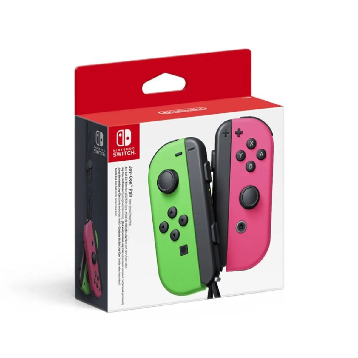 tay cam nintendo switch joy con neon hong neon xanh