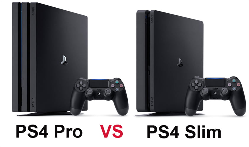 May PS4 pro và PS4 Slim