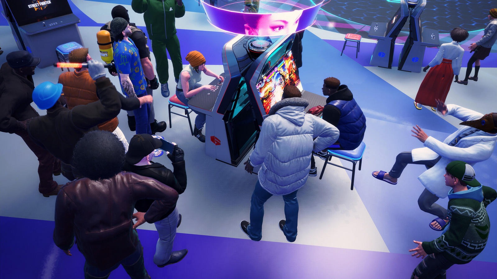 Phòng chờ trực tuyến của SF6 tái tạo trải nghiệm arcade.