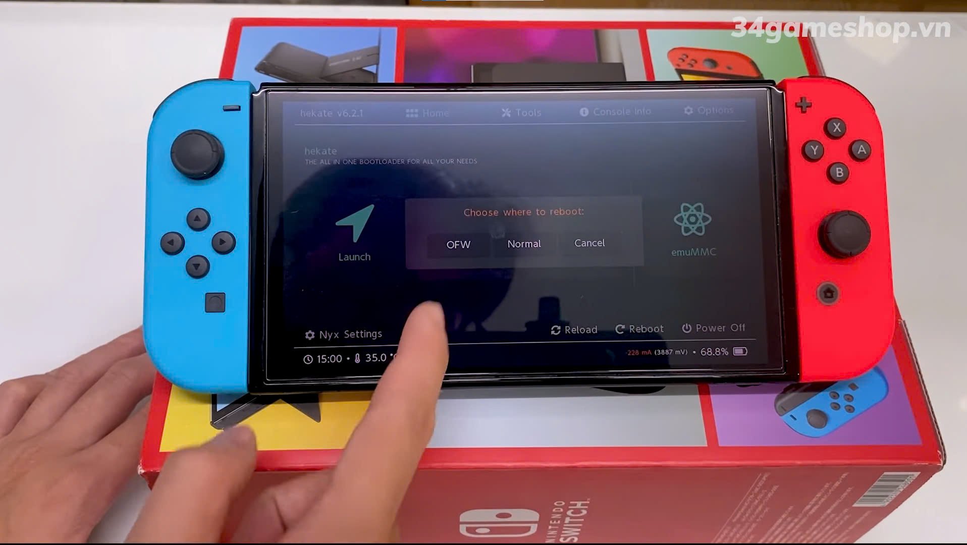 Hướng Dẫn Update Firmware Máy Nintendo Switch Mod Chip 