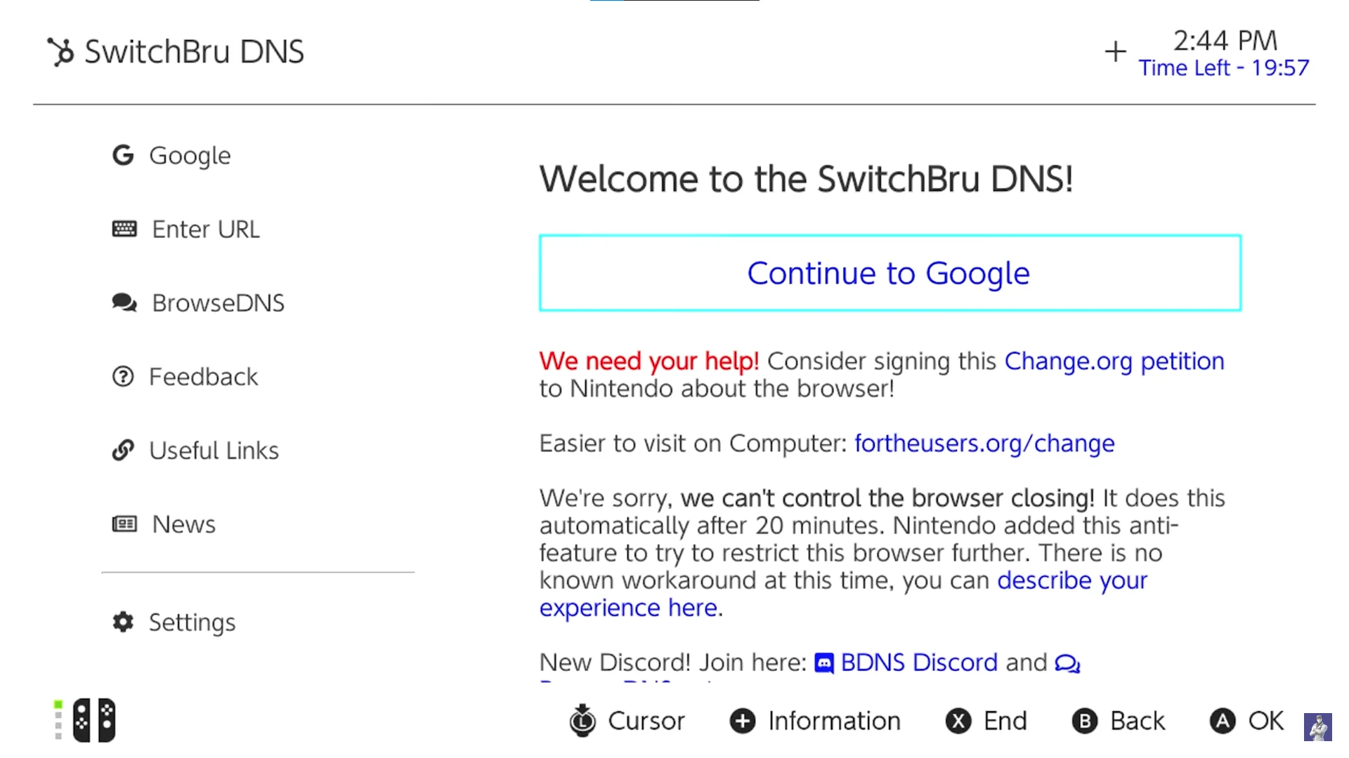 Trình Duyệt Web Trên Nintendo Switch