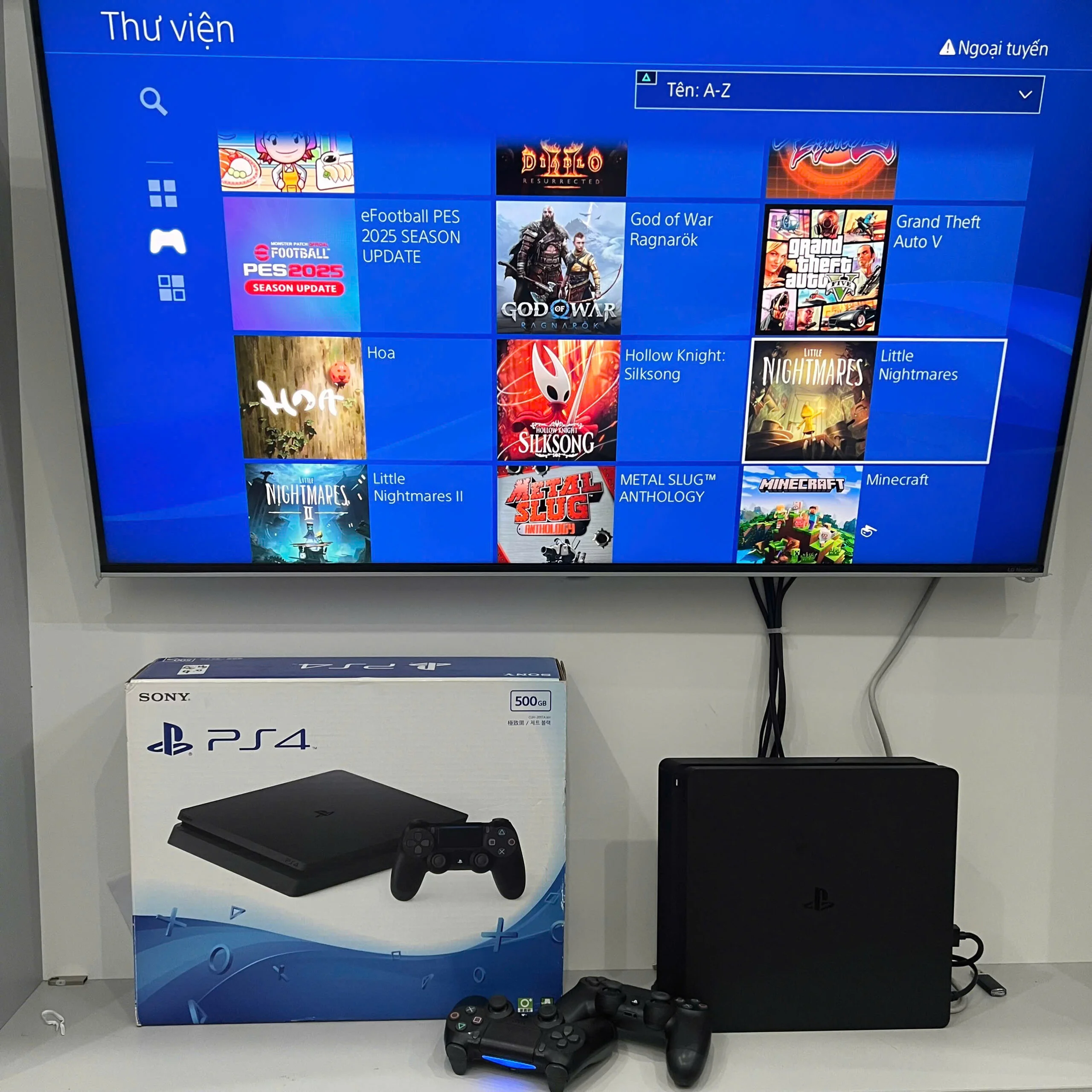 Máy PS4 Slim Hack Cũ (BH 06 Tháng)
