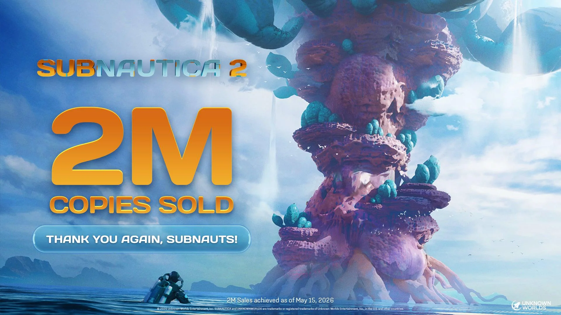 subnautica 2 early access sales top two million in 12 hours subnautica 2 early access sales top two million in 12 hours