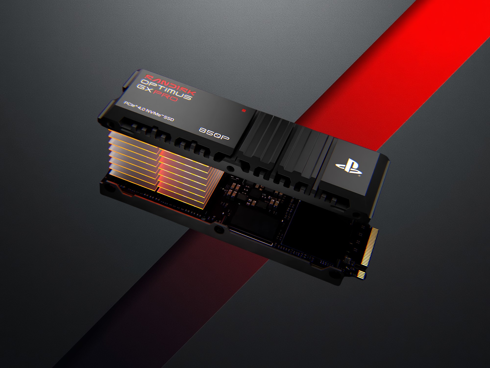 ssd cho ps5 Model Number: SDSG81800TAH-000E0 SANDISK Optimus GX PRO 850P NVMe™ SSD