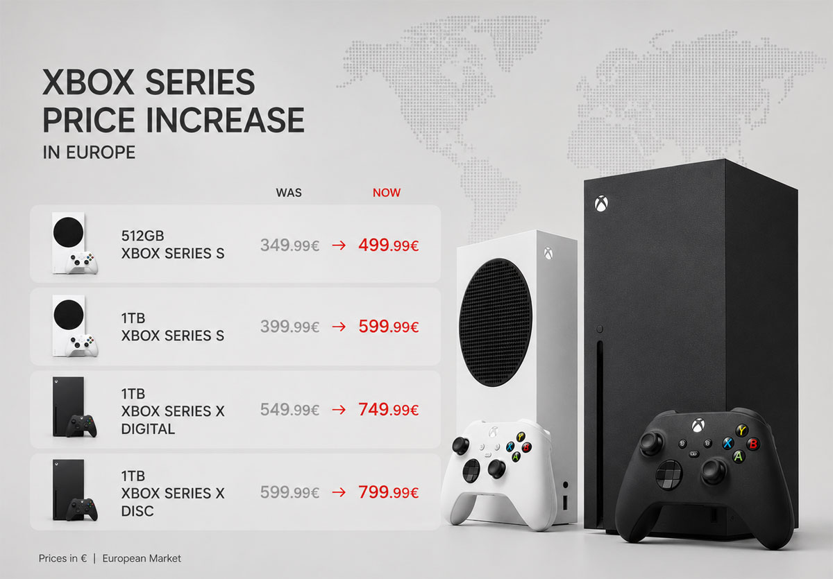 Xbox Series S tại Châu Âu 