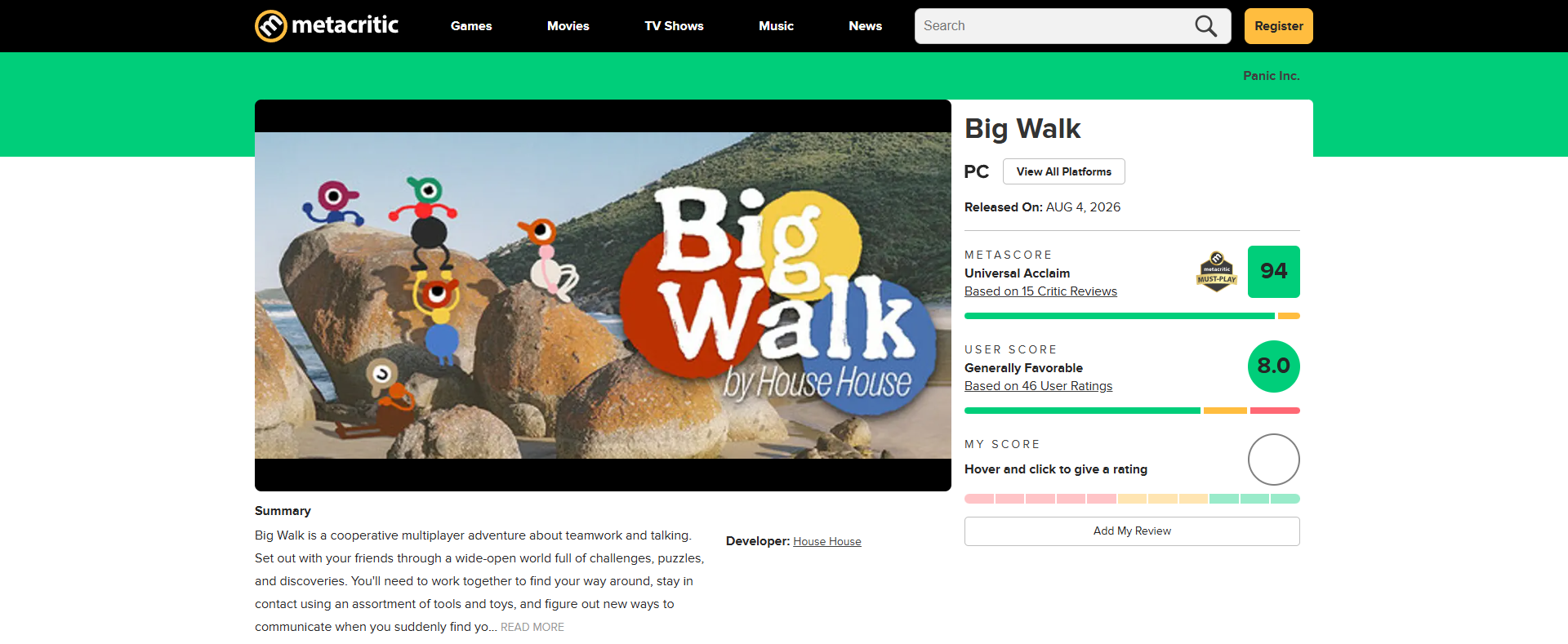 big walk lập kỷ lục trên ps5 và nintendo switch 2