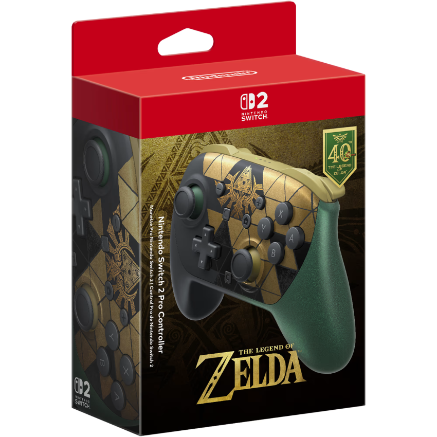 Tay Cầm Nintendo Switch 2 Pro Controller The Legend of Zelda – 40th Anniversary Edition