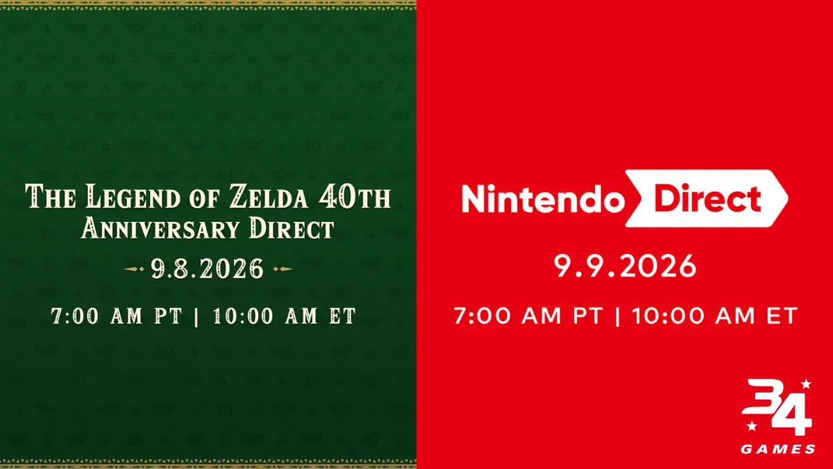 the September 2026 Nintendo Direct and Zelda 40th Anniversary Direct